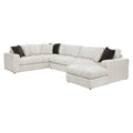 3-Piece Sectional with Right Chaise 8401BES*3LTRC
