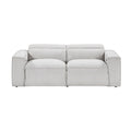 Power Double Reclining Love Seat with Power Headrests 8414GRY-2PWH*
