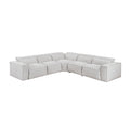 5-Piece Modular Power Reclining Sectional with Power Headrests 8414GRY*5LRRRPWH