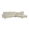 2-Piece Sectional with Right Side Chaise 8456BEG*22LRC