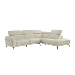 2-Piece Sectional with Right Side Chaise 8456BEG*22LRC