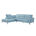 2-Piece Sectional with Left Side Chaise 8456BUE*2LC2R