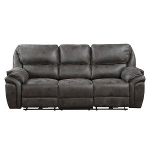 Power Double Reclining Sofa 8517GRY-3PW