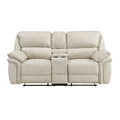 Double Reclining Love Seat with Center Console 8517PWT-2