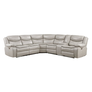 3-Piece Power Reclining Sectional with Right Console 8528TP*SCPW