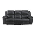 Double Reclining Sofa 8538BK-3