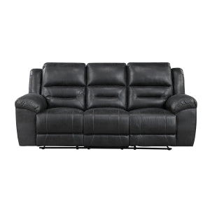 Double Reclining Sofa 8538BK-3