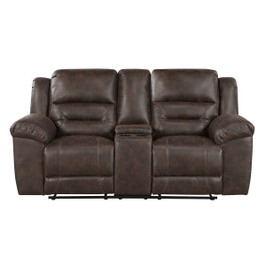 Double Reclining Love Seat with Center Console 8538DB-2