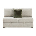 Convertible Armless 2-Seater with Pull-out Bed and Click Motion Back 8548-2ACL