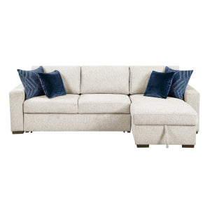 2-Piece Sectional with Convertible and Reversible Chaise, Hidden Storage, Click Motion Back 8548BE*3VC2AA
