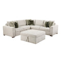 4-Piece Sectional with Pull-out Bed and Ottoman 8548*52ACLCR2AAOT