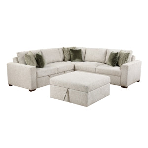 4-Piece Sectional with Pull-out Bed and Ottoman 8548*52ACLCR2AAOT