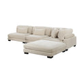 4-Piece Modular Sectional with Ottoman 8555BE*2AC1CROT