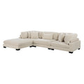 4-Piece Modular Sectional with Ottoman 8555BE*4OT
