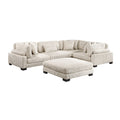 5-Piece Modular Sectional with Ottoman 8555BE*3CRACOT