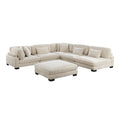 6-Piece Modular Sectional with Ottoman 8555BE*6OT
