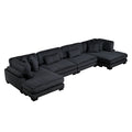 4-Piece Modular Sectional with Reversible Chaise 8555BK*2AC2VC