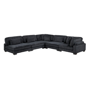 5-Piece Modular Sectional 8555BK*5SC