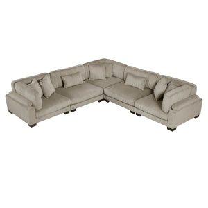 5-Piece Modular Sectional 8555GB*2AC3CR