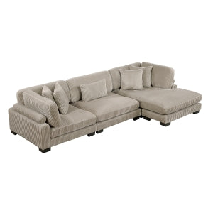 3-Piece Modular Sectional with Reversible Chaise 8555GB*CRACVC