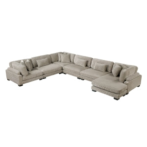 6-Piece Modular Sectional with Reversible Chaise 8555GB*2CR3ACVC