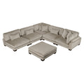 6-Piece Modular Sectional with Ottoman 8555GB*6OT