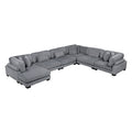 6-Piece Modular Sectional with Reversible Chaise 8555GY*2CR3ACVC