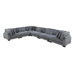 6-Piece Modular Sectional 8555GY*3CR3AC