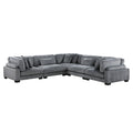 5-Piece Modular Sectional 8555GY*2AC3CR