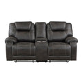Double Reclining Love Seat with Center Console 8560PM-2