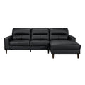 2-Piece Sectional with Right Chaise 8566BLK*SC