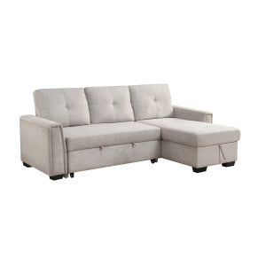 2-Piece Sectional with Reversible Chaise and Pull-out Bed 9145PWT*32AVC