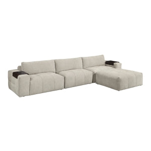 4-Piece Modular Sectional with Ottoman 9155TP*41L1ROT