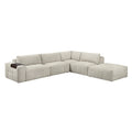5-Piece Modular Sectional with Ottoman 9155TP*51LOT
