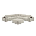 6-Piece Modular Sectional with Ottoman 9155TP*61L1ROT