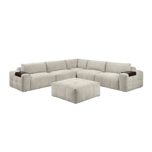 6-Piece Modular Sectional with Ottoman 9155TP*61L1ROT