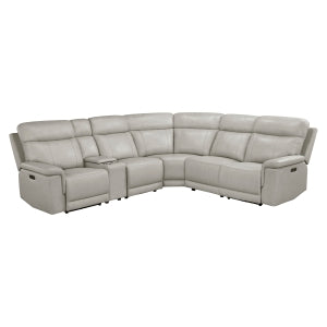 6-Piece Modular Power Reclining Sectional with Power Headrests and Charging Ports 9199TPE*6LRRRPWH