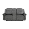 Power Double Reclining Love Seat with Center Console 9204CC-2PW