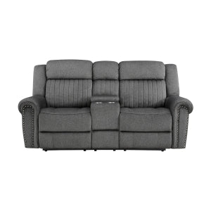 Power Double Reclining Love Seat with Center Console 9204CC-2PW