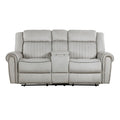 Double Reclining Love Seat with Center Console 9204MT-2