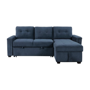 Reversible Sectional with Hidden Storage and Pull-out Bed 9259*SC