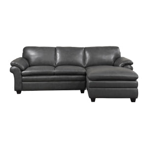 2-Piece Sectional with Right Chaise 9267GY*22LRC
