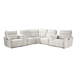 7-Piece Modular Power Reclining Sectional with Power Headrests 9444HMP*7SCPWH
