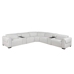 7-Piece Modular Power Reclining Sectional with Power Headrests 9455CLD*7LRRRPWH