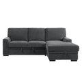 2-Piece Sectional with Pull-out Bed and Right Chaise with Hidden Storage 9468CC*2RC2L