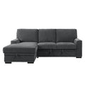 2-Piece Sectional with Pull-out Bed and Left Chaise with Hidden Storage 9468CC*2LC2R