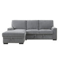 2-Piece Sectional with Pull-out Bed and Left Chaise with Hidden Storage 9468DG*2LC2R