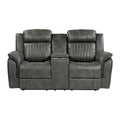Double Reclining Love Seat with Center Console 9479BRG-2