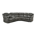 3-Piece Reclining Sectional with Left Console 9479BRG*SC
