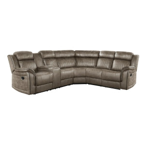 3-Piece Reclining Sectional with Left Console 9479SDB*SC